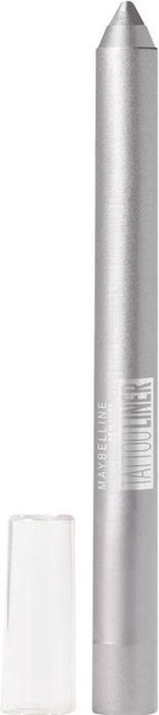 Geeljas silmakontuurpliiats Maybelline Tattoo, 961 Spargling Silver, 6 g цена и информация | Lauvärvid, ripsmetušid ja silmapliiatsid | hansapost.ee