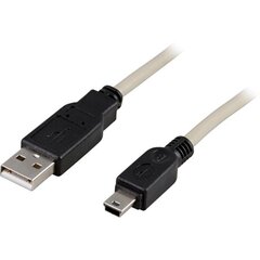 Deltaco USB-A/Mini-USB B, 0.5 m цена и информация | Кабели и провода | hansapost.ee