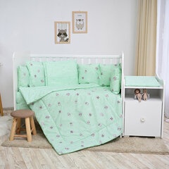 Комплект детского постельного белья Lorelli Trend Friends Green, 70x110, 5 частей цена и информация | Детское постельное бельё | hansapost.ee