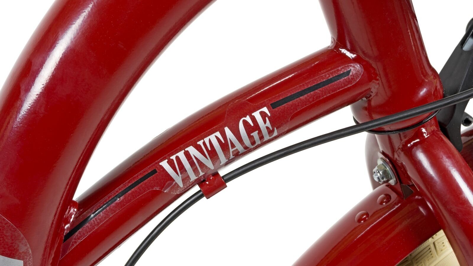 Jalgratas Azimut Vintage 26" 2023, punane hind ja info | Jalgrattad | hansapost.ee