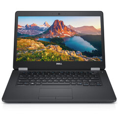 DELL E5470 14 1920x1080 i5-6200U 8GB 512SSD M.2 NVME WIN10Pro WEBCAM RENEW цена и информация | Записные книжки | hansapost.ee