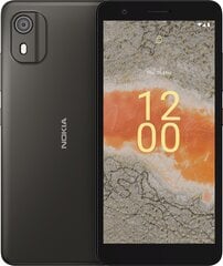 Nokia C02 TA-1460 DS 2/32 GB Charcoal hind ja info | Telefonid | hansapost.ee