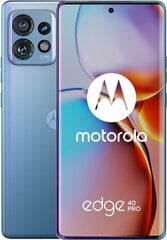 Motorola Edge 40 Pro 5G 12/256GB Lunar Blue PAWE0005SE hind ja info | Telefonid | hansapost.ee