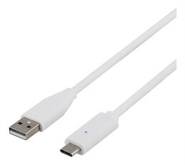 Deltaco, USB 2.0, 2m hind ja info | Mobiiltelefonide kaablid | hansapost.ee