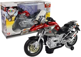Мотоцикл на батарейках с подсветкой и музыкой - красный цена и информация | Игрушки для мальчиков | hansapost.ee