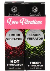 SECRETPLAY LIQUID VIBRATOR - LOVE VIBRATIONS PACK цена и информация | Лубриканты | hansapost.ee