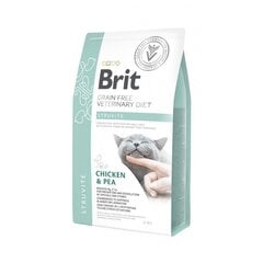 Brit GF Veterinary Diets для взрослых кошек с курицей и горохом Struvite, 2 кг цена и информация | Сухой корм для кошек | hansapost.ee
