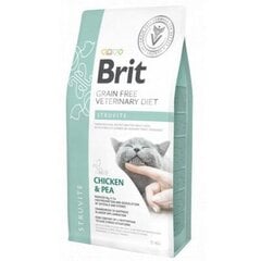 Brit GF Veterinary Diets для взрослых кошек с курицей и горохом Struvite, 5 кг цена и информация | Сухой корм для кошек | hansapost.ee