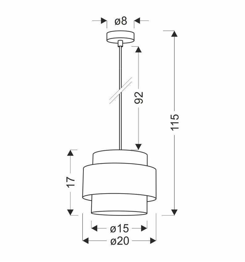 Candellux rippvalgusti Hare hind ja info | Rippvalgustid | hansapost.ee