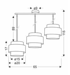 Candellux rippvalgusti Hare hind ja info | Rippvalgustid | hansapost.ee