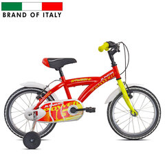 Детский велосипед Stucchi Junior красный/желтый (Размер колеса: 16") цена и информация | Велосипеды | hansapost.ee