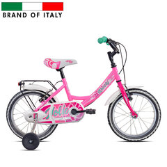Детский велосипед Stucchi 16 Jolie розовый (Размер колеса: 16") цена и информация | Велосипеды | hansapost.ee