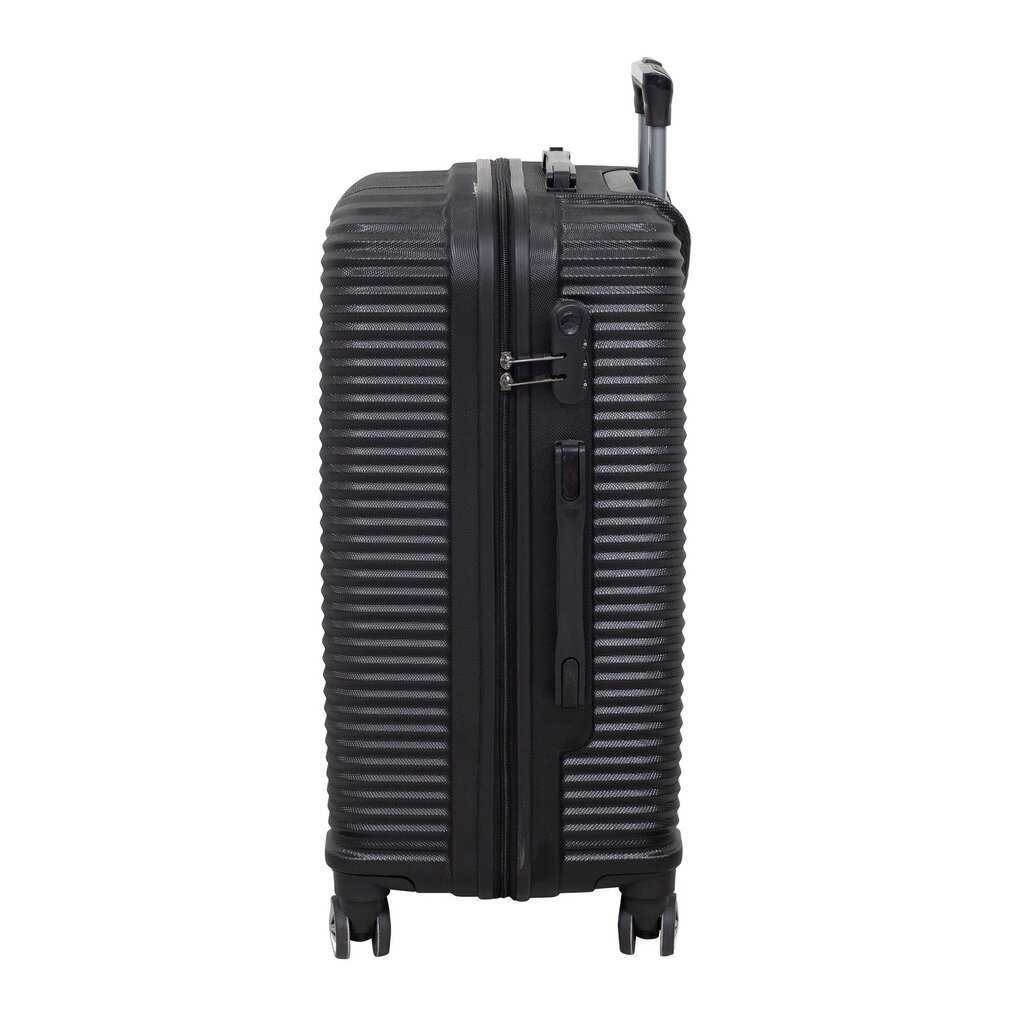Keskmise suurusega kohver Polina PS 02, M, must hind ja info | Kohvrid, reisikotid | hansapost.ee