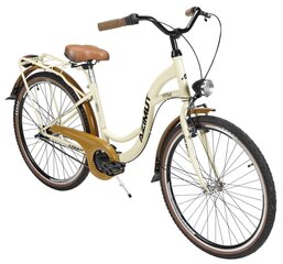 Велосипед Azimut Vintage 26" 2023, бежевый цвет цена и информация | Велосипеды | hansapost.ee