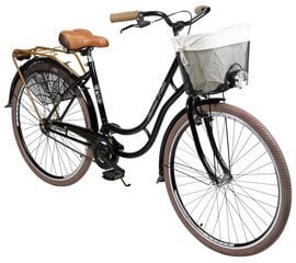 Велосипед Azimut Retro Lux 28" 2023, черный цвет цена и информация | Велосипеды | hansapost.ee
