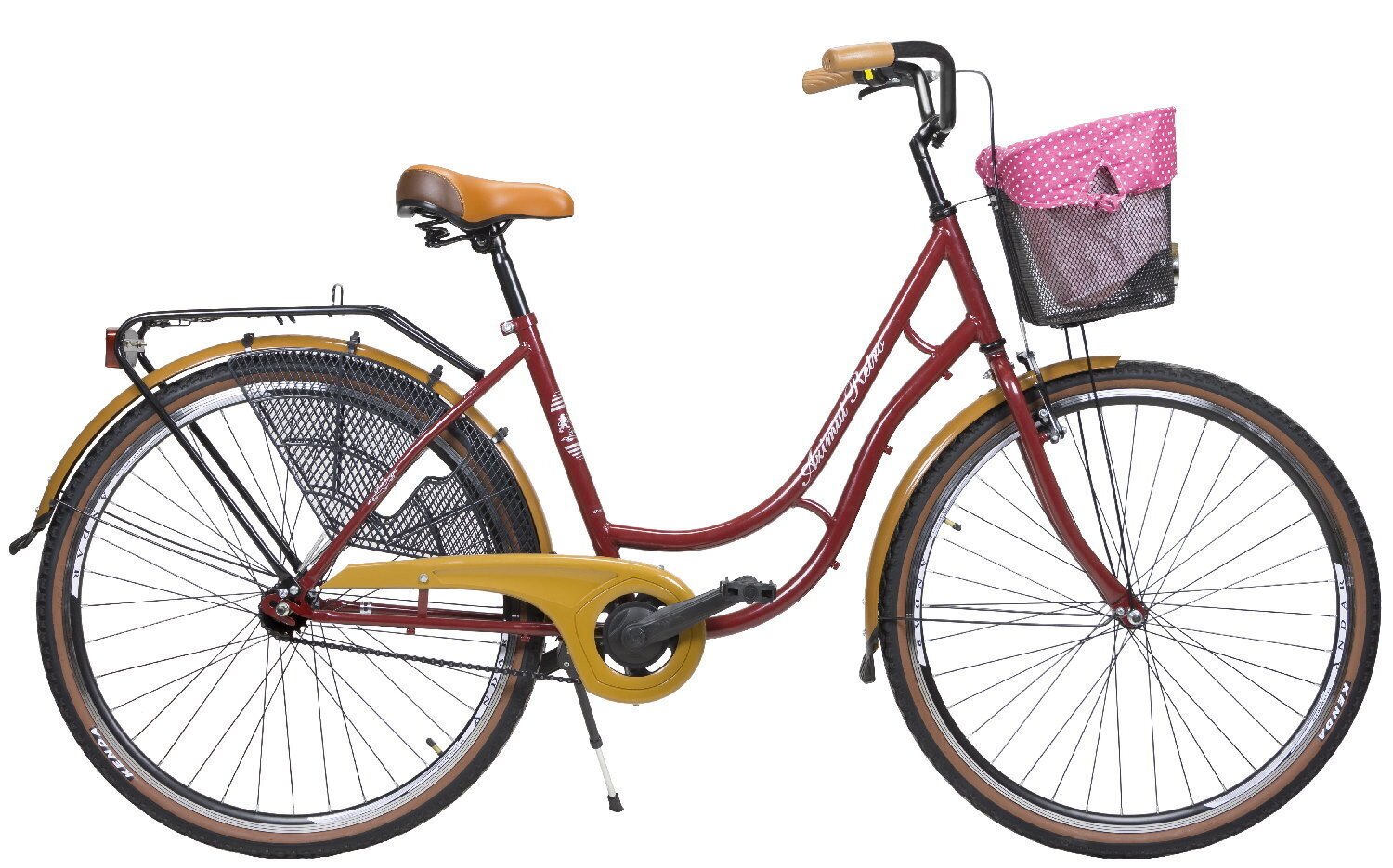 Jalgratas Azimut Retro Lux 28" 2023, punane hind ja info | Jalgrattad | hansapost.ee