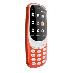 Nokia 3310 Dual Sim, Punane hind ja info | Telefonid | hansapost.ee