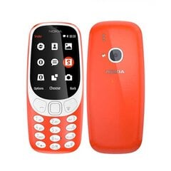 Nokia 3310 Dual Sim, Punane hind ja info | Telefonid | hansapost.ee