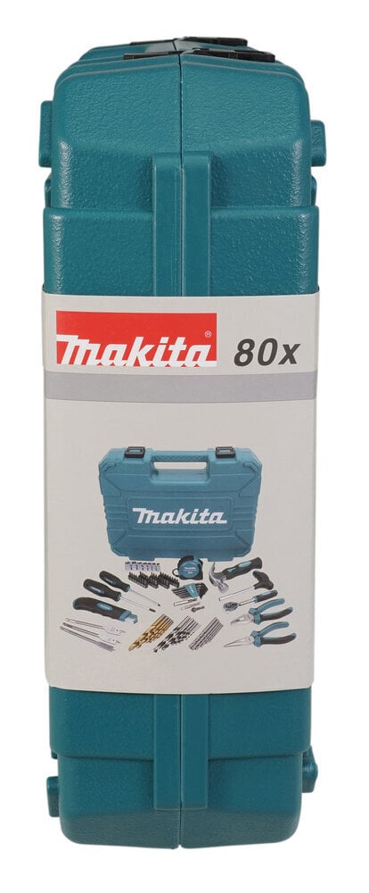 Tööriistakomplekt Makita E-15104, 80 tk. hind ja info | Käsitööriistad | hansapost.ee