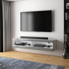 TV-laud Selsey Viansola, 100cm, valge/hall hind ja info | Televiisori alused | hansapost.ee