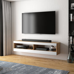 TV-laud Selsey Viansola, 100cm, pruun/valge hind ja info | Televiisori alused | hansapost.ee