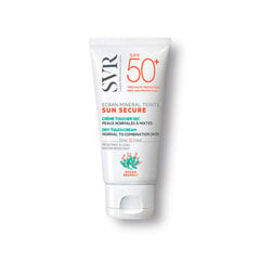 Mineraalne tooniv näokreem SVR Sun Secure Ecran Mineral Teinte SPF50, 50 ml hind ja info | Päikesekaitse ja päevitusjärgsed kreemid | hansapost.ee