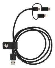 Streetx IPLH-584, USB-microUSB/Lightning/USB-C, 1m hind ja info | Mobiiltelefonide kaablid | hansapost.ee