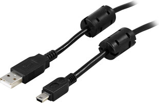 Deltaco Ferrite USB-A, Mini-USB B, 2 м цена и информация | Borofone 43757-uniw | hansapost.ee