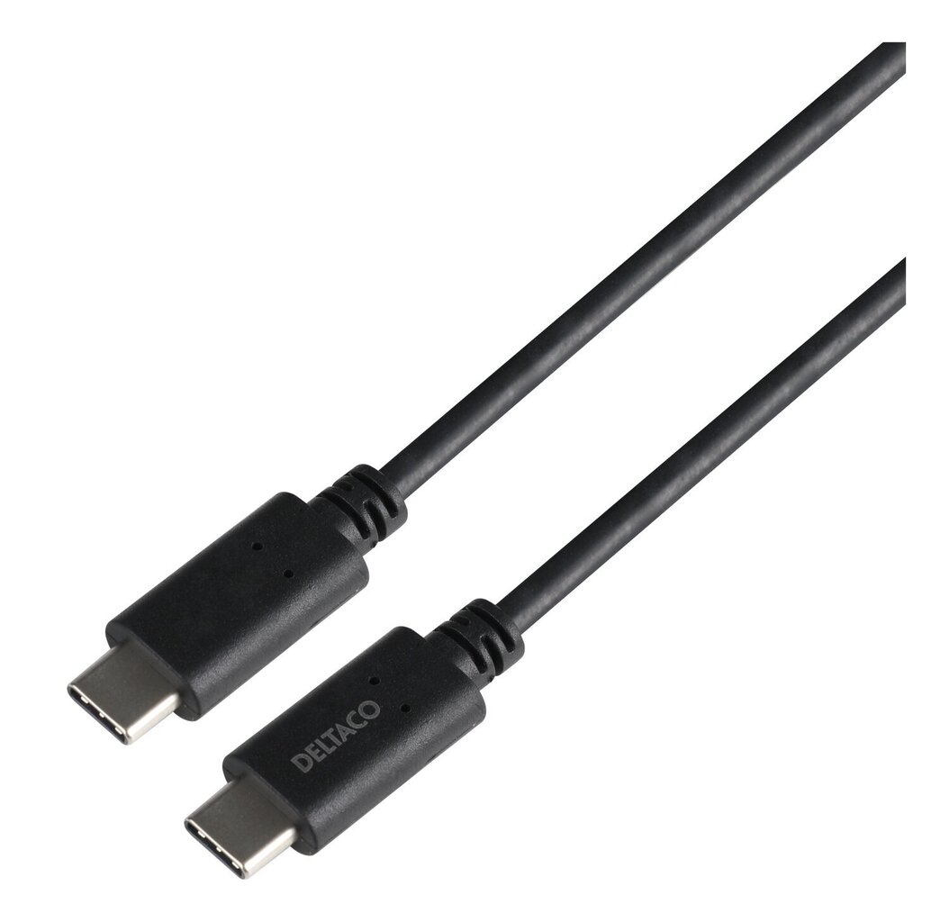 Deltaco USBC-1501-LSZH, USB-C/USB-C, 1 m цена и информация | Mobiiltelefonide kaablid | hansapost.ee