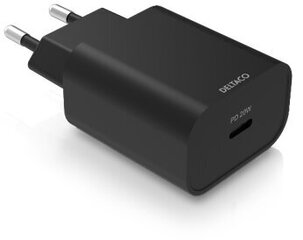 Deltaco USBC-AC143, 1x USB-C, 3A hind ja info | Laadijad mobiiltelefonidele | hansapost.ee