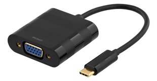 Adapter Deltaco USBC-1098, USB-C/VGA цена и информация | Адаптеры и USB-hub | hansapost.ee