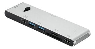 Разветвитель Deltaco USBC-HDMI21, HDMI/DisplayPort/USB-A/USB-C цена и информация | Адаптеры, USB-разветвители | hansapost.ee