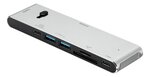 Jaotur Deltaco USBC-HDMI21, HDMI/DisplayPort/USB-A/USB-C