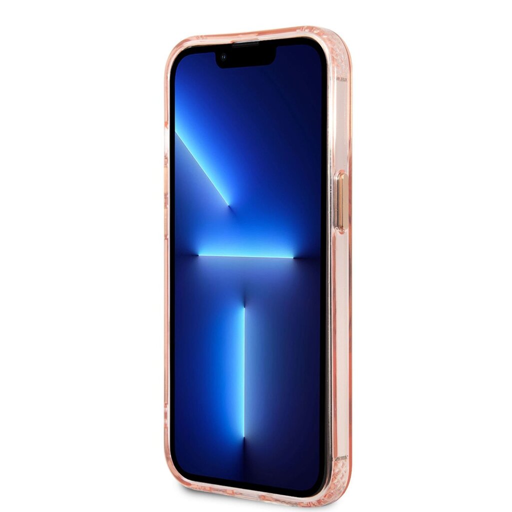 Guess Translucent MagSafe Compatible Case for iPhone 13 Pro Max Pink цена и информация | Telefonide kaitsekaaned ja -ümbrised | hansapost.ee