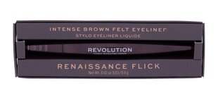 Makeup Revolution London Renaissance лайнер для глаз 0,8 г, Brown цена и информация | Тушь, средства для роста ресниц, тени для век, карандаши для глаз | hansapost.ee