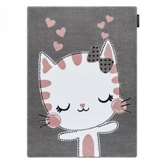 Laste vaip PETIT KITTY - 200x290 cm, hall hind ja info | Vaibad | hansapost.ee