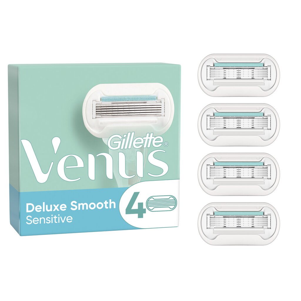 Raseerimispead Gillette Venus Deluxe Smooth Sensitive, 4 tk. hind ja info | Raseerimisvahendid | hansapost.ee