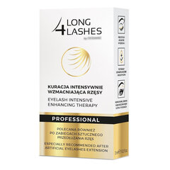 Long 4 Lashes - Ripsmete intensiivravi, Eyelash intensive enhancing therapy Professional 3 ml price and information | Lauvärvid, ripsmetušid ja silmapliiatsid | hansapost.ee