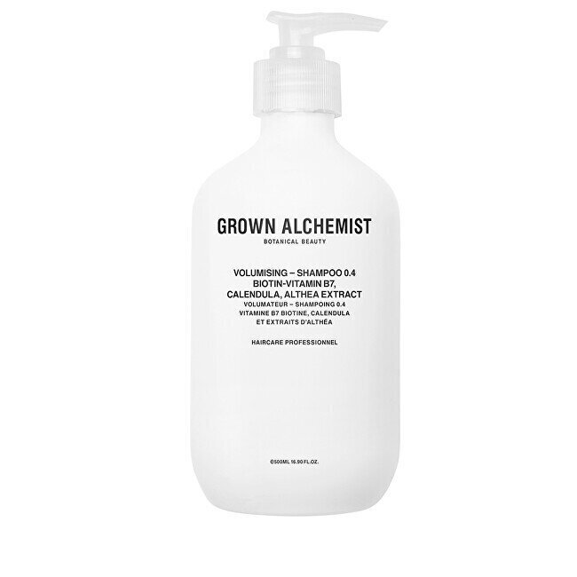 Šampoon Biotiin-vitamiin B7, saialill, Althea ekstrakt Grown Alchemist, 500 ml hind ja info | Šampoonid | hansapost.ee