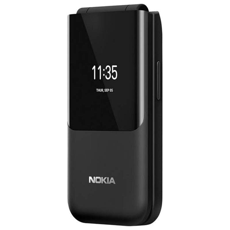 Mobiiltelefon Nokia 2720 Flip, 4 GB, Dual SIM, Must hind ja info | Telefonid | hansapost.ee