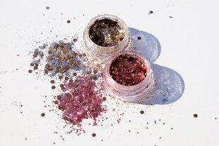 Litrid näole G Beauty Lab Glitter Smoky Quartz & Pink Zircon, 2 tk hind ja info | Lauvärvid, ripsmetušid ja silmapliiatsid | hansapost.ee