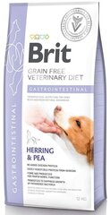 Brit GF Veterinary Diets для взрослых собак с сельдью и горохом Gastrointestinal, 12 кг цена и информация | Сухой корм для собак | hansapost.ee