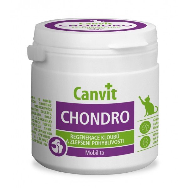 Vitamiinid kassidele CANVIT CHONDRO N100, 100 g hind ja info | Toidulisandid, vitamiinid ja parasiiditõrje | hansapost.ee
