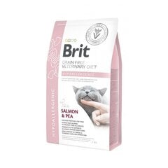 Brit GF Veterinary Diets для взрослых кошек с лососем и горохом Hypoallergenic, 2 кг цена и информация | Brit Vet Для котов | hansapost.ee