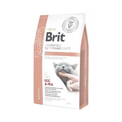 Brit GF Veterinary Diets täiskasvanud kassidele koos munade ja hernestega Renal, 2 kg hind ja info | Brit Vet Lemmikloomatarbed | hansapost.ee