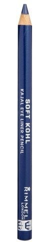 Rimmel London Soft Kohl silmapliiats 1,2 g, 021 Denim Blue цена и информация | Lauvärvid, ripsmetušid ja silmapliiatsid | hansapost.ee