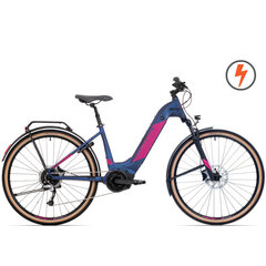 Электровелосипед Rock Machine Crossride e500B Lady синий/розовый (Размер колеса: 29 Размер рамы: M) цена и информация | Электровелосипеды | hansapost.ee