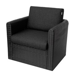 Подушка для садового стула Nel R1 NELCZR5, черный цвет цена и информация | Подушки, наволочки, чехлы | hansapost.ee