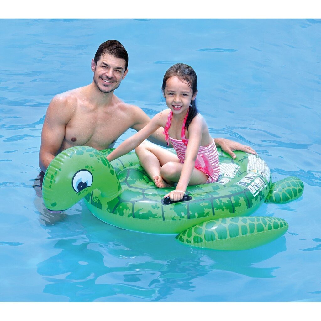 Täispuhutav parv Sun Club Turtle, 134x112 cm, roheline hind ja info | Täispuhutavad veemänguasjad ja ujumistarbed | hansapost.ee