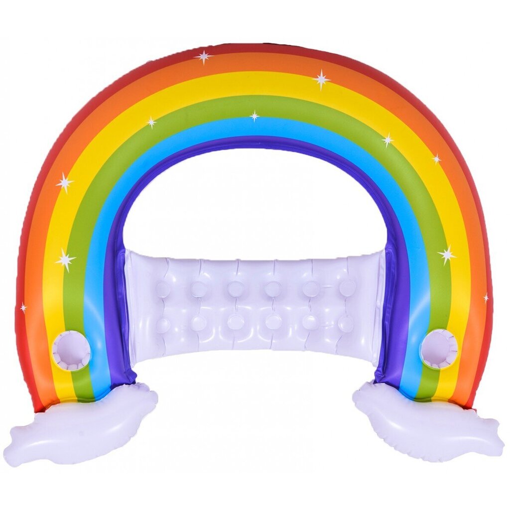 Täispuhutav parv Sun Club Rainbow, 148x99 cm, mitmevärviline hind ja info | Täispuhutavad veemänguasjad ja ujumistarbed | hansapost.ee
